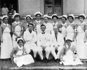 Akron Gladwin with Nurses in Serbia