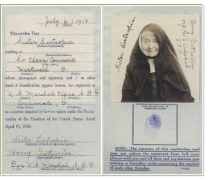 Franciscan Sisters Registration Card